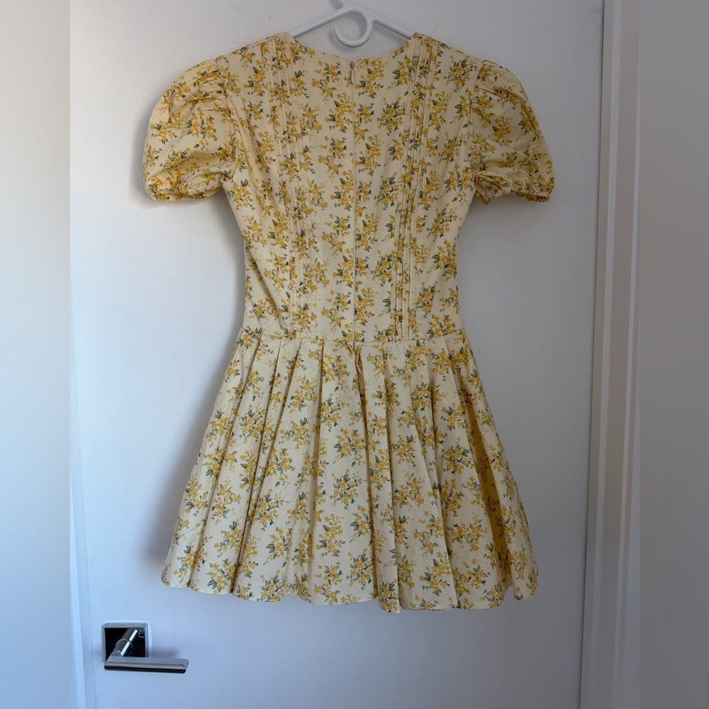 House of CB London Small Imani Buttercup Mini Dress Cotton - Picture 6 of 9